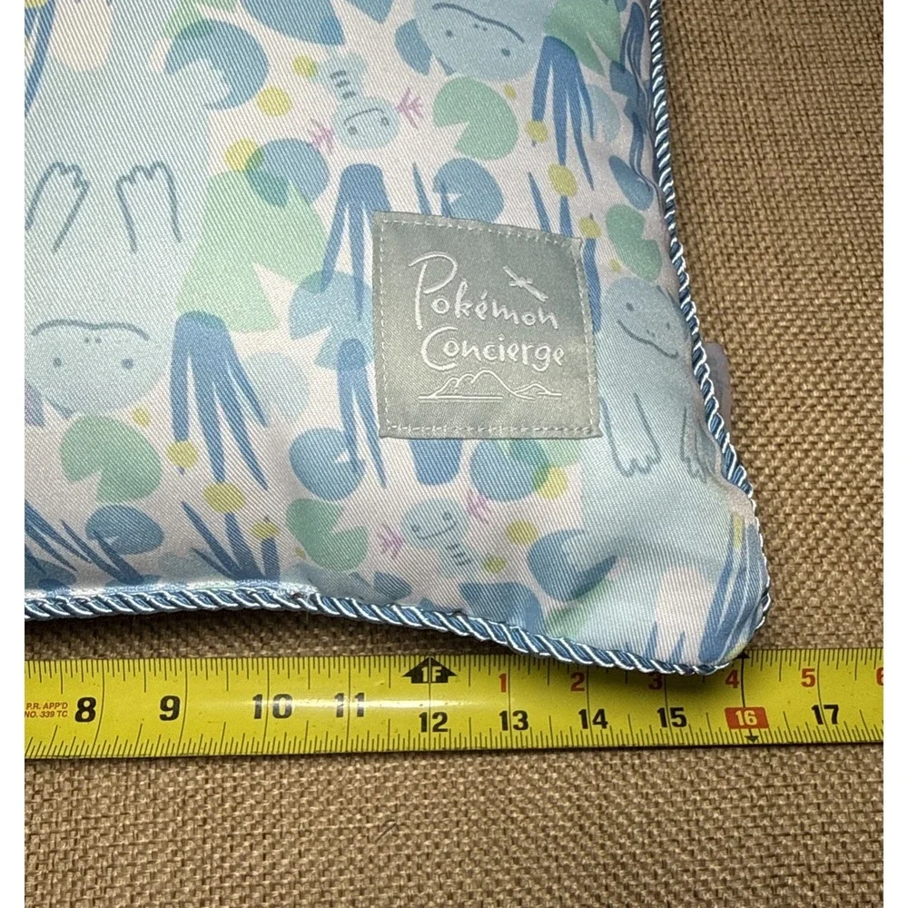 Pokemon Concierge Pillow Blue Original Cushion Pokemon Center Wooper‎ & Quagsire